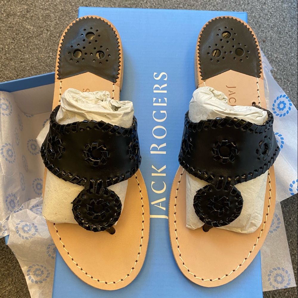 NWT Jack Rogers Jacks Flat Sandal in 7.5
